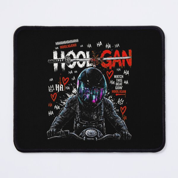 Item preview, HOOLIGAN Motorcycle Biker Rider HA Street Art  designed and sold by KarinaJoh86182.