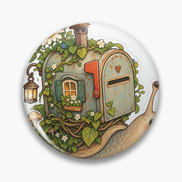 Item preview, Snail with Cottage Shell designed and sold by InkPixell.