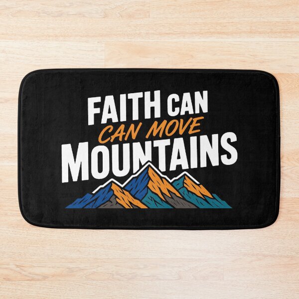 Item preview, Matthew 17:20 Faith Can Move Mountains designed and sold by plushism.