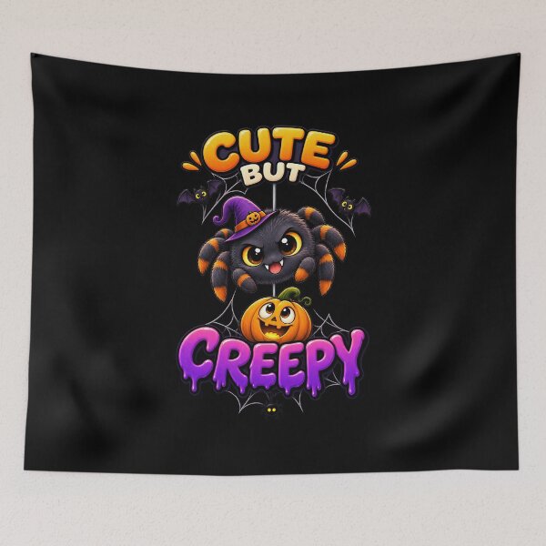 Item preview, Cute But Creepy Halloween Spider designed and sold by Yomere.