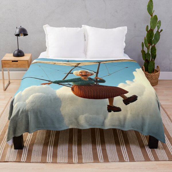 Item preview, Old Fart flying a hang glider designed and sold by Colin Bentham.