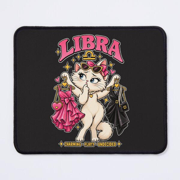 Item preview, Libra Zodiac – Indecisive Fashion Cat designed and sold by MetaModel Editions.