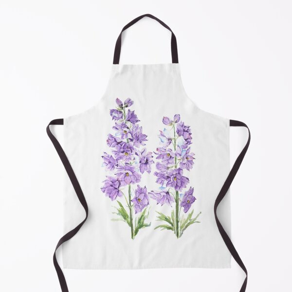 Item preview, hand painted purple delphinium watercolour  designed and sold by SelenePaintings .