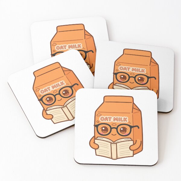 Item preview, Kawaii Oat Milk Bookworm – Cute Coffee Shop & Study Aesthetic  designed and sold by Kiralemon.