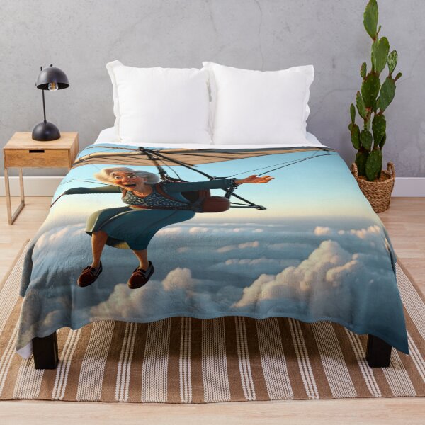 Item preview, Old Fart flying a hang glider designed and sold by Colin Bentham.