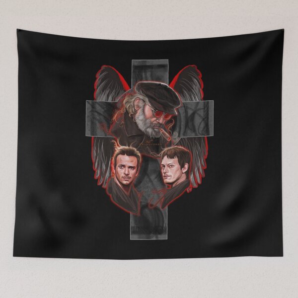 Item preview, The Three with blackened Wings, handpainted fanart ohne Logo designed and sold by AK-Hevonen.