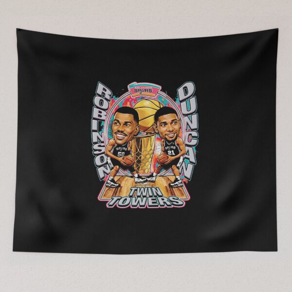 Item preview, San Antonio Spurs - David Robinson - Tim Duncan - Twin Towers designed and sold by TimelessMilest.