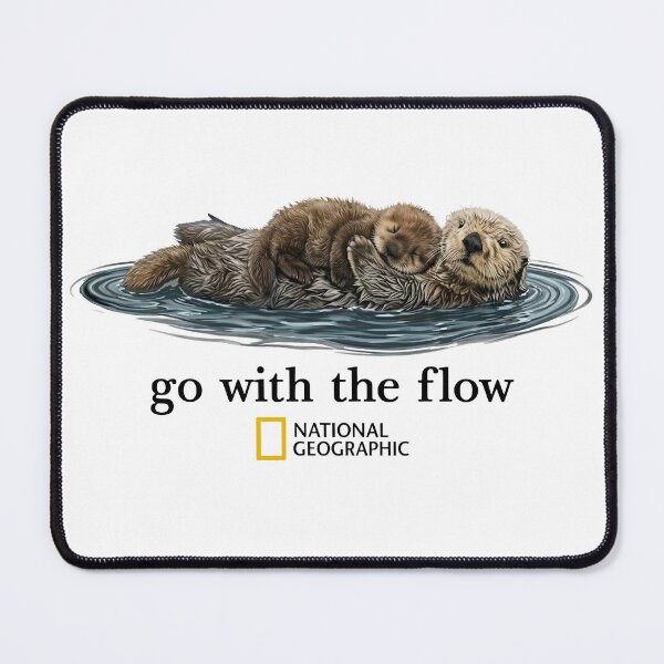 Item preview, National Geographic Otter - Otter Go With The Flow designed and sold by dancymantil.
