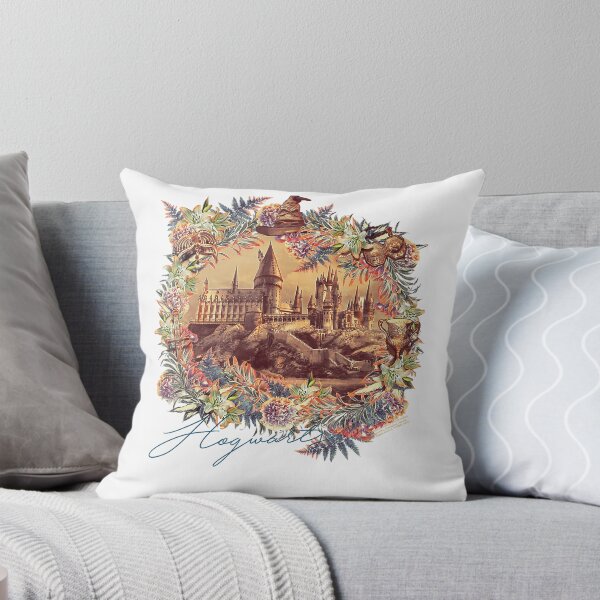 Item preview, Hogwarts Castle Floral Wreath Design designed and sold by PriceKonopelski.