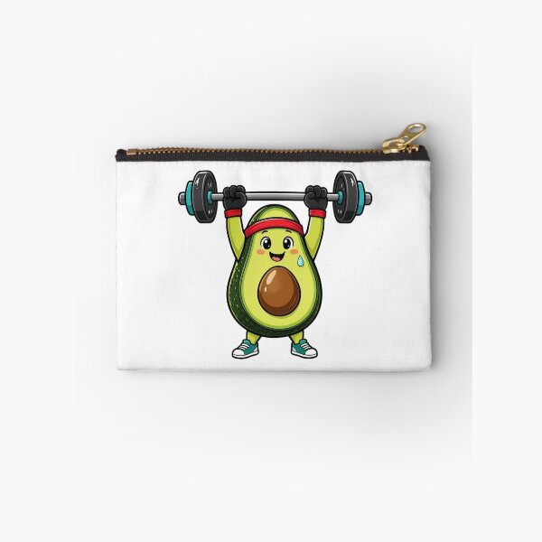 Item preview, Cute avocado lifting weights designed and sold by DVerse Studio.