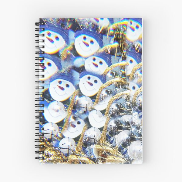 Item preview, Frosty Blue Snowman & Golden Sparkle Celebration designed and sold by ElionSolis.