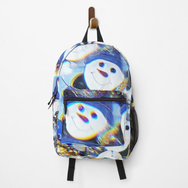Item preview, Frosty Blue Snowman & Golden Sparkle Celebration designed and sold by ElionSolis.