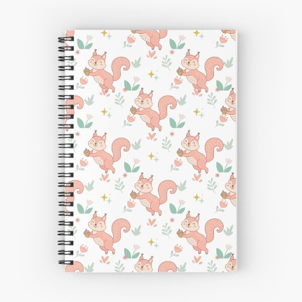 Item preview, Cute Squirrel Holding Acorn Seamless Pattern designed and sold by prapapon.