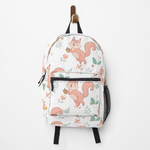 Item preview, Cute Squirrel Holding Acorn Seamless Pattern designed and sold by prapapon.