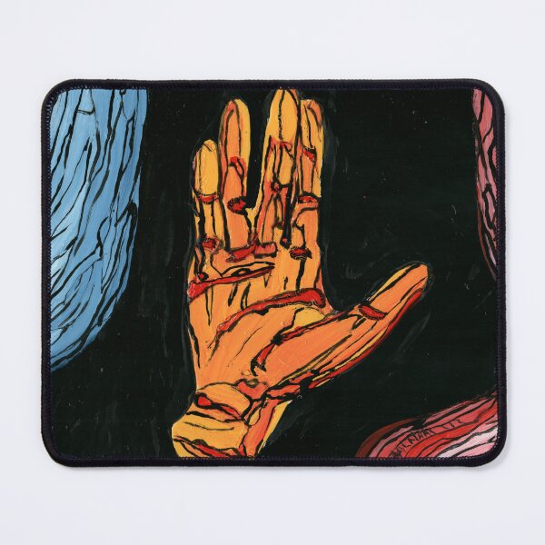 Item preview, Live Long and Prosper Vulcan Salute Expressive Art designed and sold by Dwaalhaas.com.
