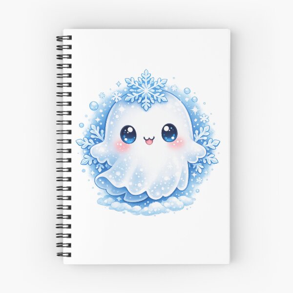 Item preview, Winter Kawaii Ghost designed and sold by Sommium .