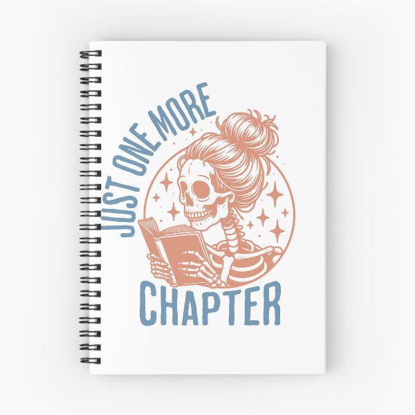 Item preview, Just One More Chapter Skeleton – Book Lover Design designed and sold by Sed94.