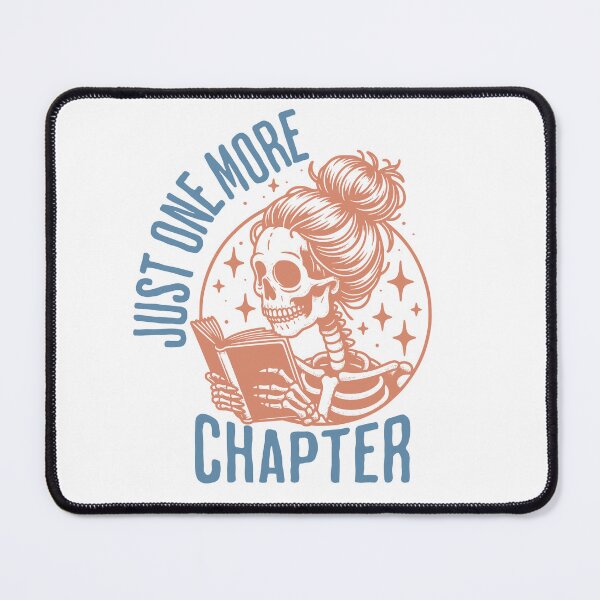 Item preview, Just One More Chapter Skeleton – Book Lover Design designed and sold by Sed94.