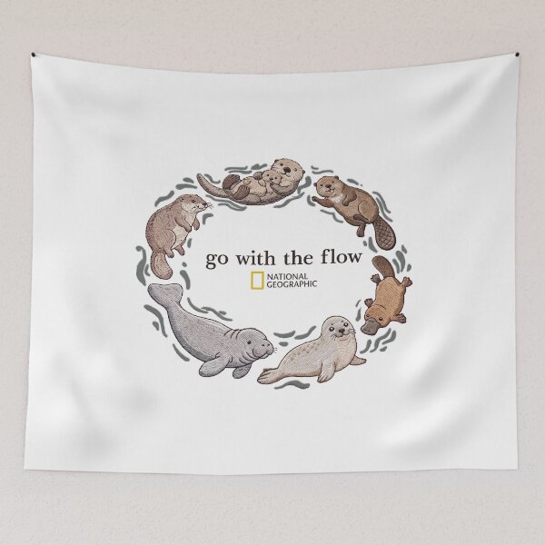 Item preview, National Geographic Otter Beaver - Otter Beaver Go With The Flow  designed and sold by dancymantil.