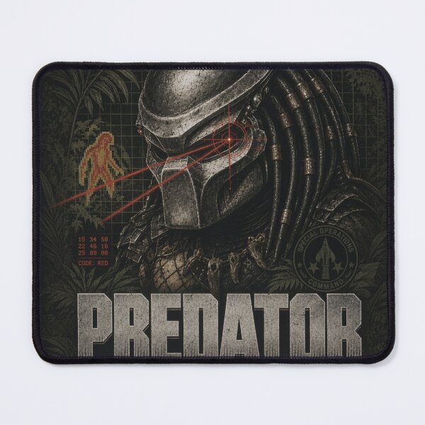 Item preview, Predator Soon The Hunt Will Begin Sci-Fi Art designed and sold by RetroWaveDesign.