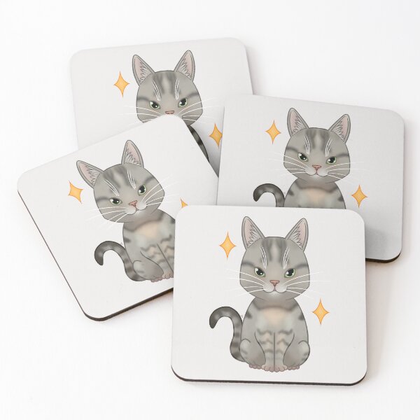Item preview, European grey tabby cat designed and sold by LemonFur.