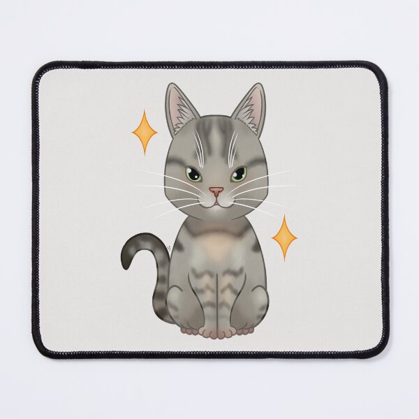 Item preview, European grey tabby cat designed and sold by LemonFur.
