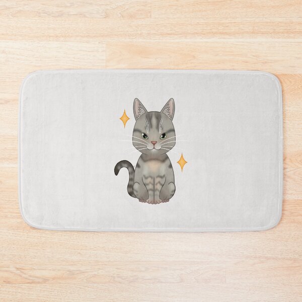 Item preview, European grey tabby cat designed and sold by LemonFur.