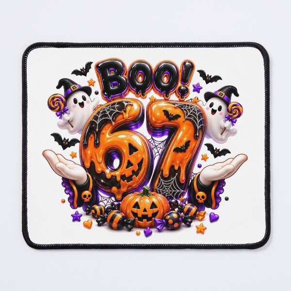 Item preview, Boo 67 Cute Halloween Meme designed and sold by RØNI AI.