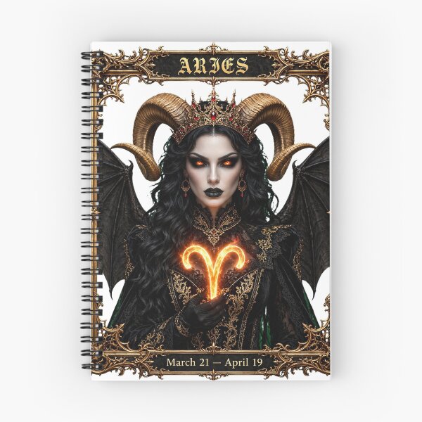 Item preview, Gothic Aries Demon Queen - Fiery Ram Zodiac | March 21 - April 19 designed and sold by Csaba1983.