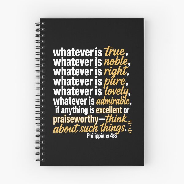Item preview, Philippians 4:8 Think About Excellent or Praiseworthy Things designed and sold by plushism.