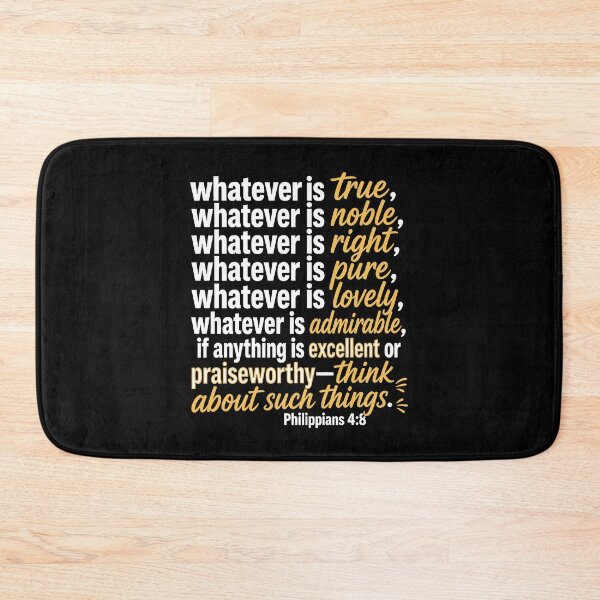 Item preview, Philippians 4:8 Think About Excellent or Praiseworthy Things designed and sold by plushism.