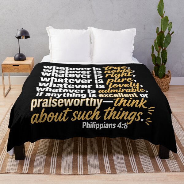 Item preview, Philippians 4:8 Think About Excellent or Praiseworthy Things designed and sold by plushism.