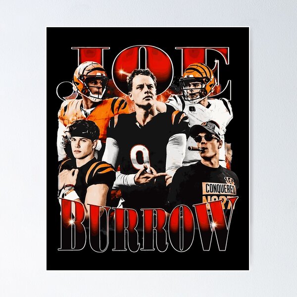 Item preview, Joe Burrow Cincinnati Bengals Vintage Football  designed and sold by JulieWhit63084.