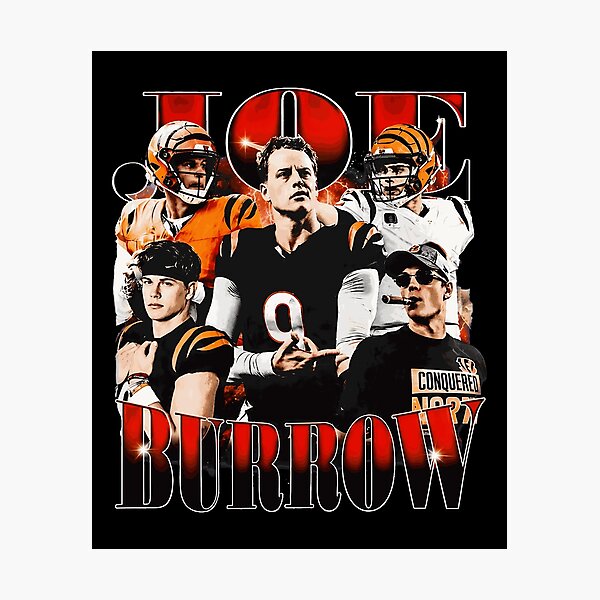 Item preview, Joe Burrow Cincinnati Bengals Vintage Football  designed and sold by JulieWhit63084.
