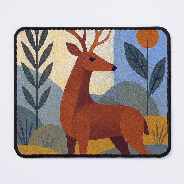 Item preview, Deer illustration – Majestic Stag in the Forest designed and sold by GalleryKauffeld.