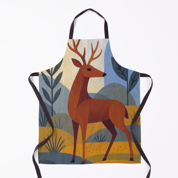 Item preview, Deer illustration – Majestic Stag in the Forest designed and sold by GalleryKauffeld.