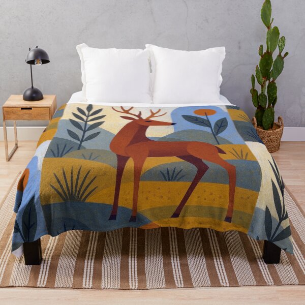 Item preview, Deer illustration – Majestic Stag in the Forest designed and sold by GalleryKauffeld.
