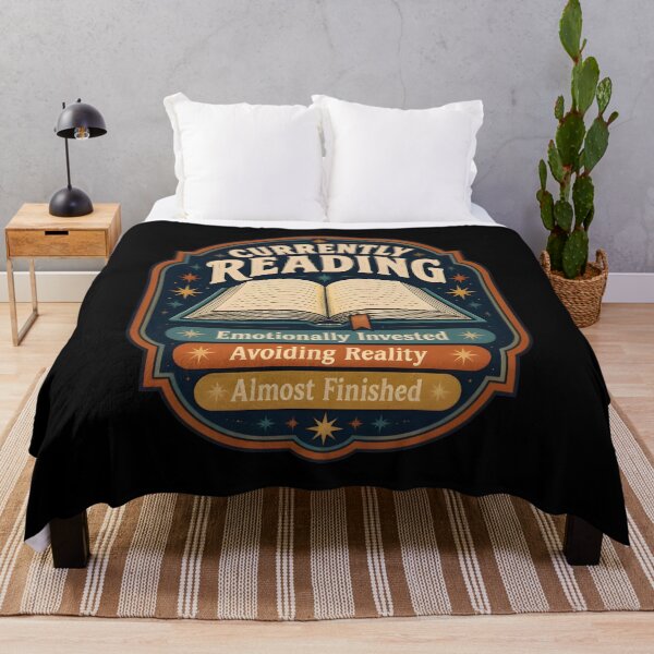 Item preview, Currently Reading Vintage Book Lover Retro Label designed and sold by DESIGNNOUR.