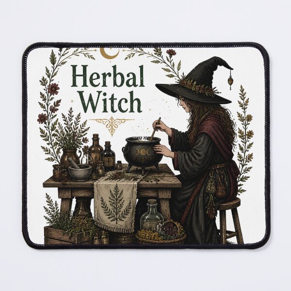 Item preview, Herbal Witch Brewing Botanical Magic designed and sold by LiviuGligoros.