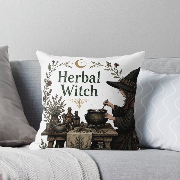 Item preview, Herbal Witch Brewing Botanical Magic designed and sold by LiviuGligoros.
