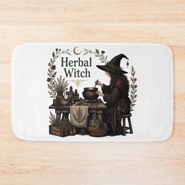 Item preview, Herbal Witch Brewing Botanical Magic designed and sold by LiviuGligoros.
