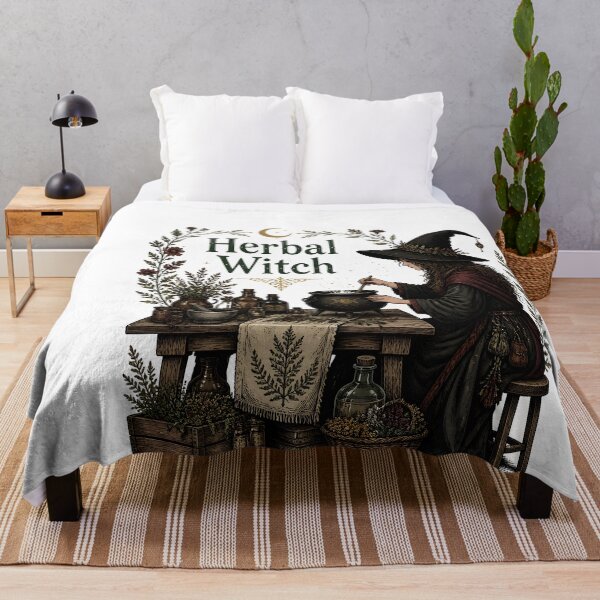 Item preview, Herbal Witch Brewing Botanical Magic designed and sold by LiviuGligoros.