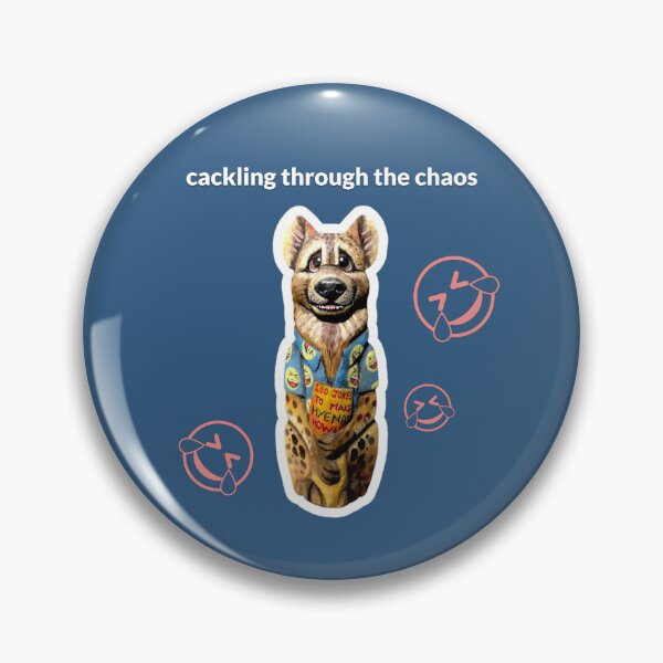 Item preview, Cackling through the chaos hyena - Wood Carving Animal designed and sold by TurquoiseChicken.