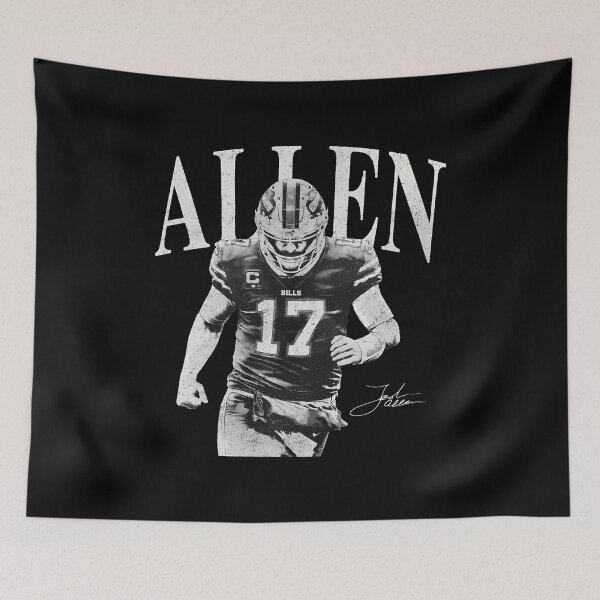 Item preview, Josh Allen Buffalo Bills Vintage Football  designed and sold by JulieWhit63084.