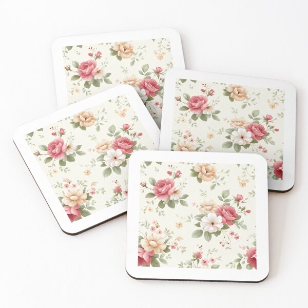 Item preview, Romantic vintage floral pattern in French countryside style designed and sold by MiraCleAI.