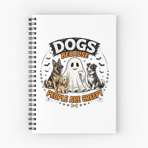 Item preview, Dogs Because People Are Creepy Halloween Ghost Dog designed and sold by OlyvieArt.
