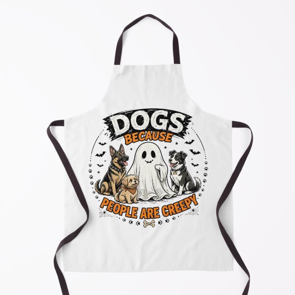 Item preview, Dogs Because People Are Creepy Halloween Ghost Dog designed and sold by OlyvieArt.