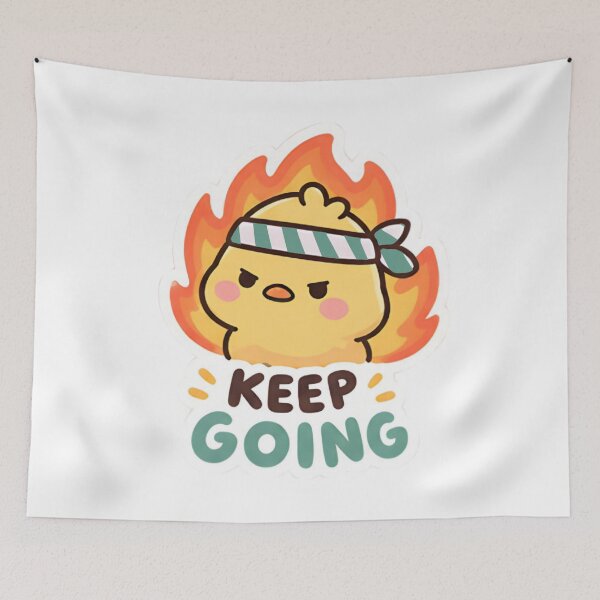 Item preview, ​Keep Going Fire Duck - Funny Motivational Animal designed and sold by Duck lovers.
