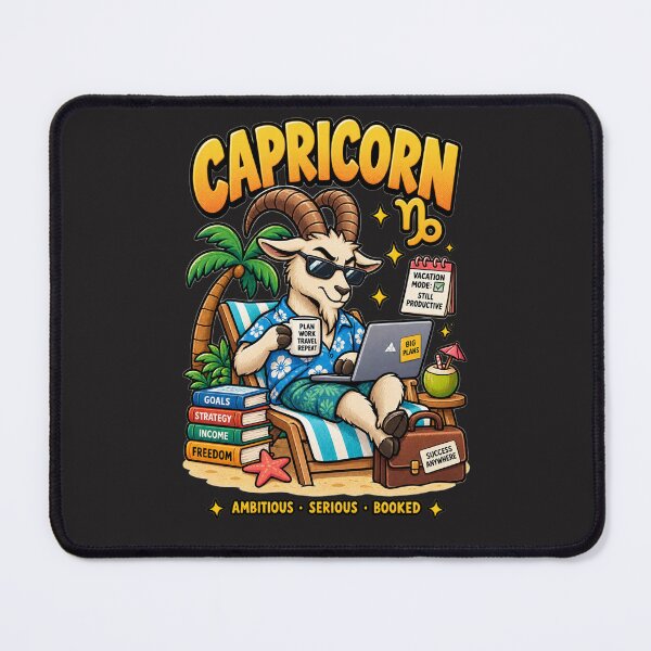 Item preview, Capricorn Zodiac – Workaholic Goat on Vacation designed and sold by MetaModel Editions.