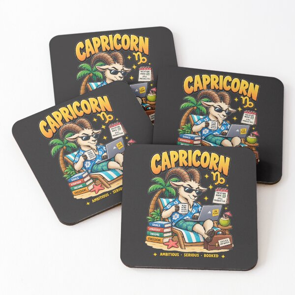 Item preview, Capricorn Zodiac – Workaholic Goat on Vacation designed and sold by MetaModel Editions.